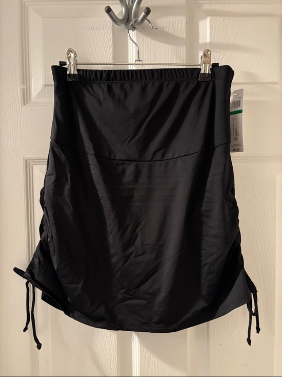 Anne Cole Other - Anne Cole Black High Waisted Swim Skirt with Side Ties